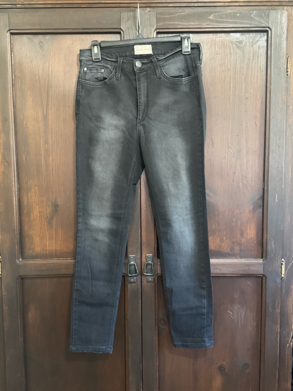 Gilded Intent Black Straight Leg Jeans the buckle size 28